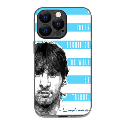 Messi Quote Sports iPhone 13 Pro Case