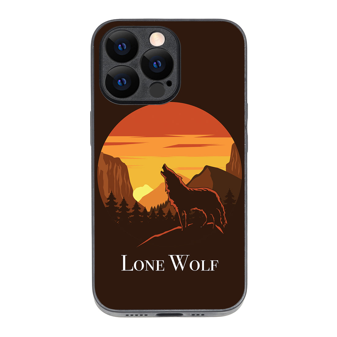 Lone Wolf Cartoon iPhone 13 Pro Case
