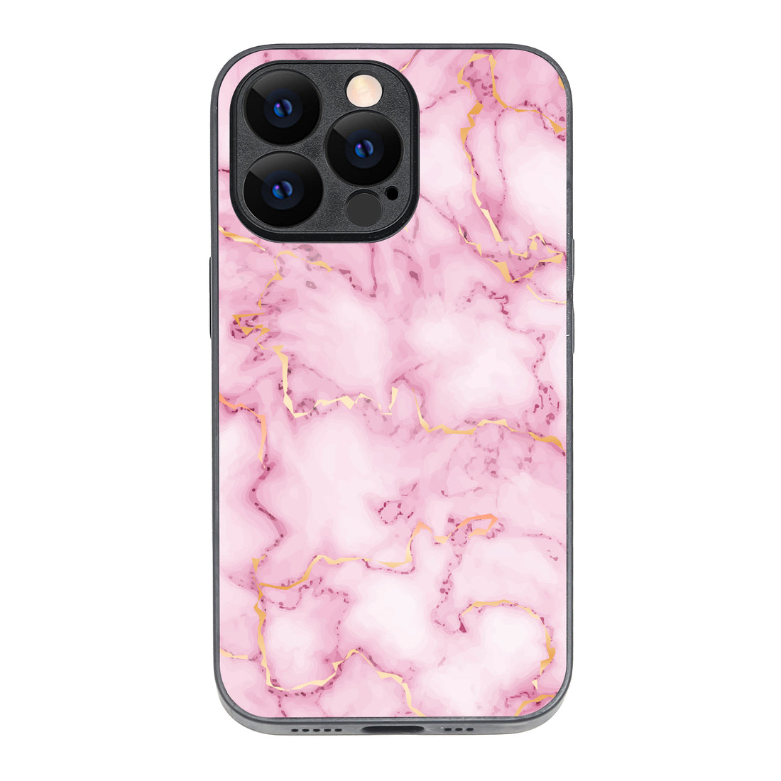 Pink Golden Marble iPhone 13 Pro Case