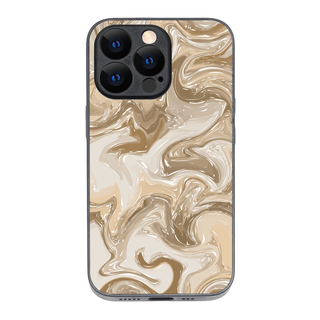 Brown Marble iPhone 13 Pro Case