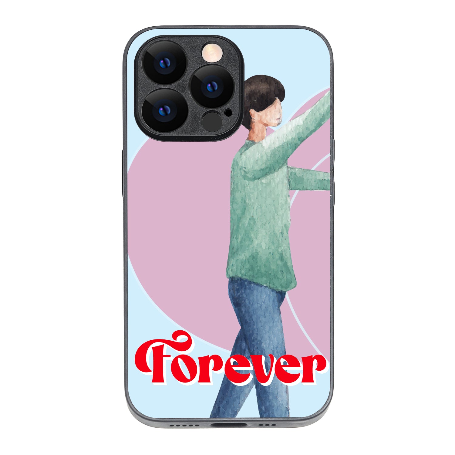 Forever Love Boy Couple iPhone 13 Pro Case