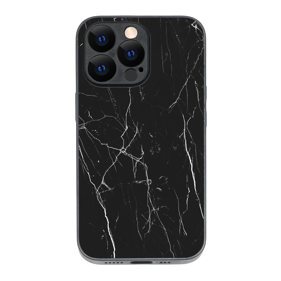 Black Tile Marble iPhone 13 Pro Case