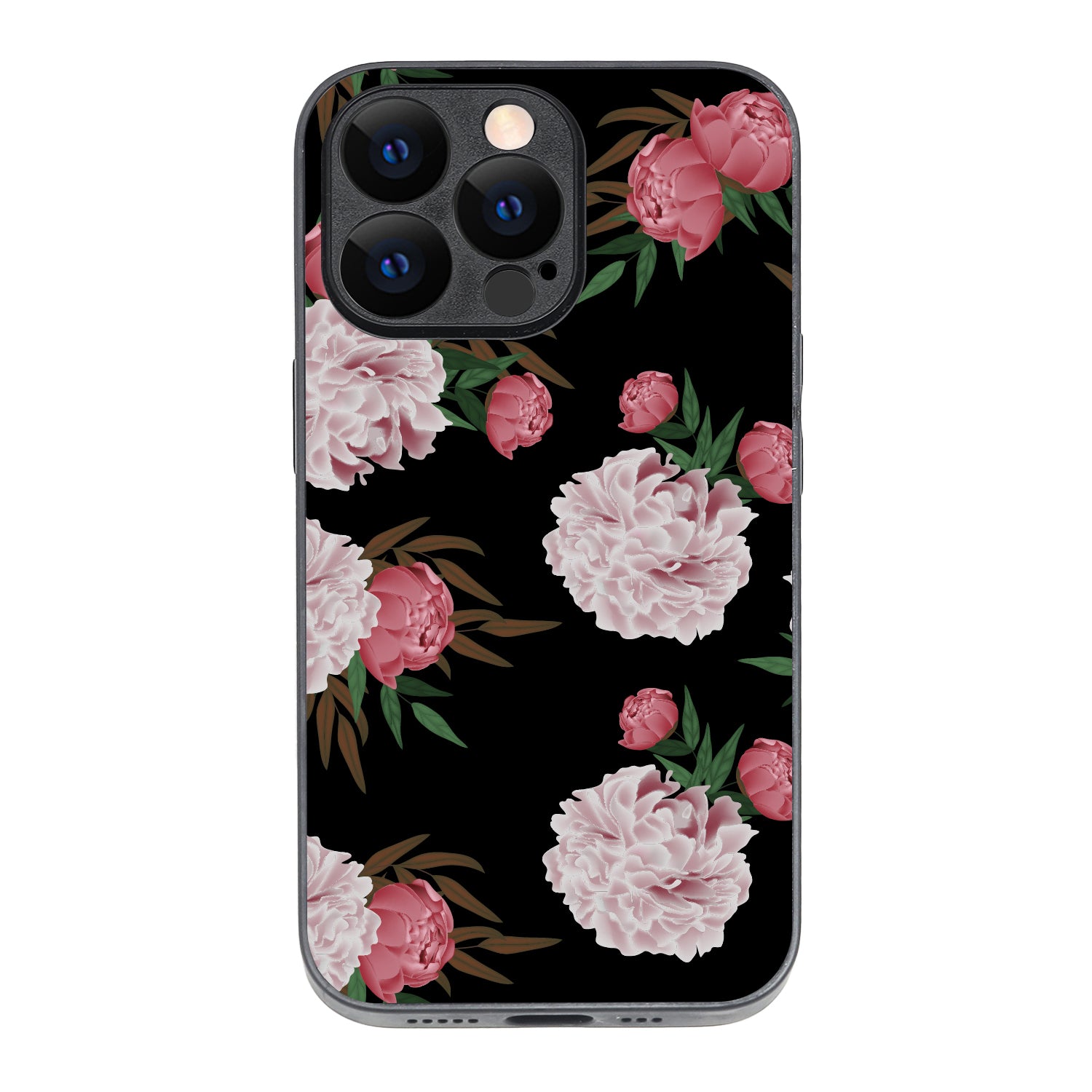 Pink Floral iPhone 13 Pro Case