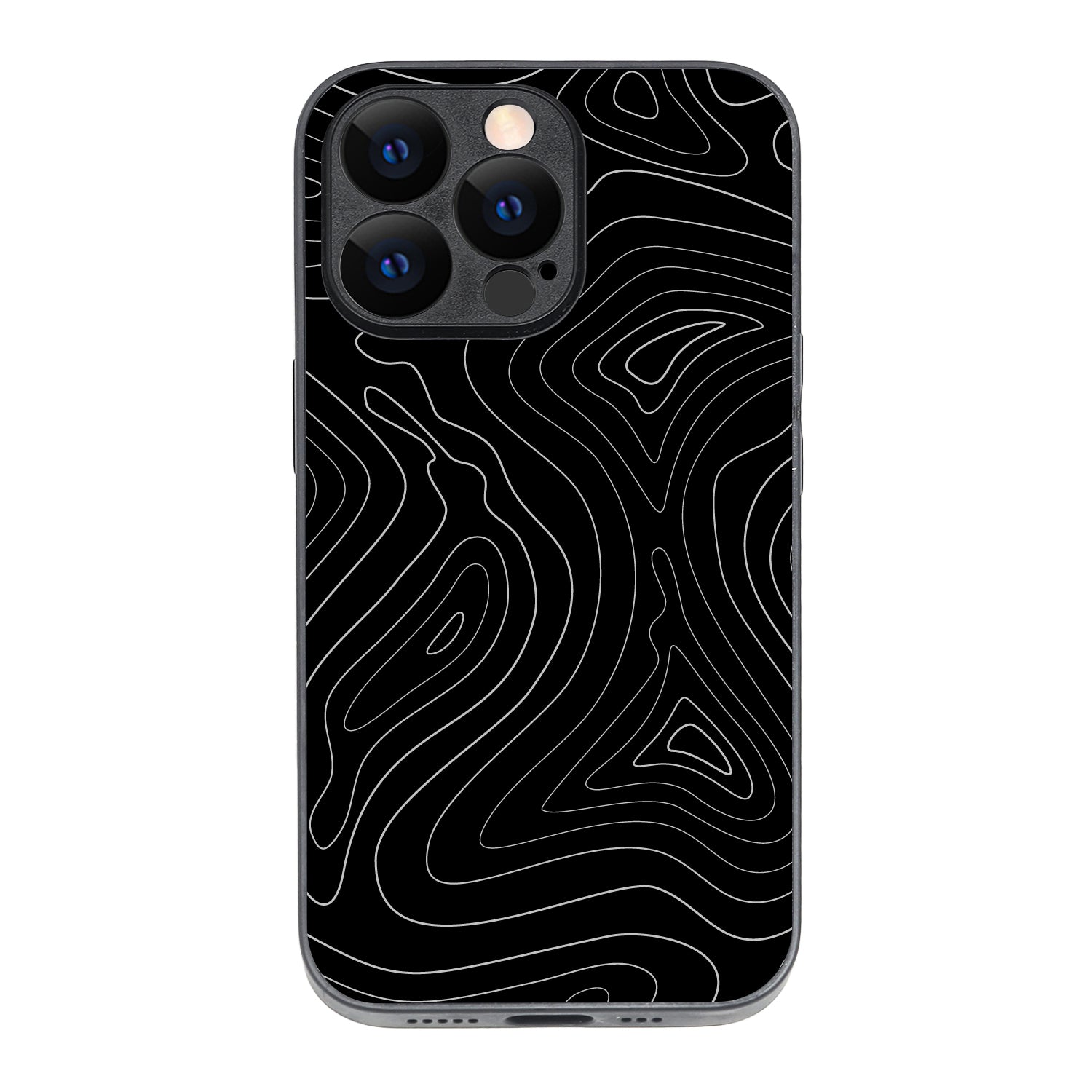 Black Illusion Optical Illusion iPhone 13 Pro Case