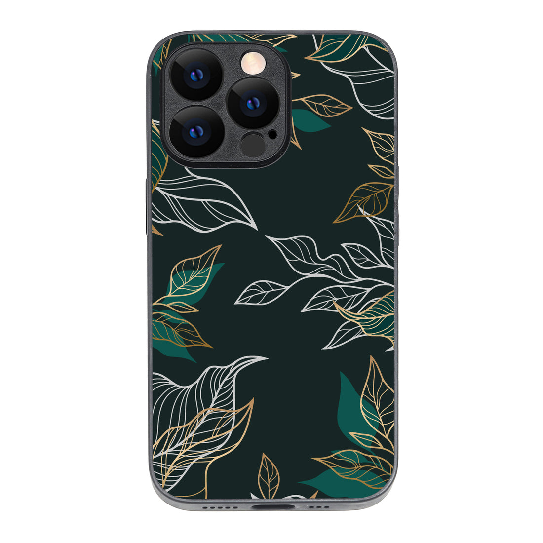 Green Floral iPhone 13 Pro Case