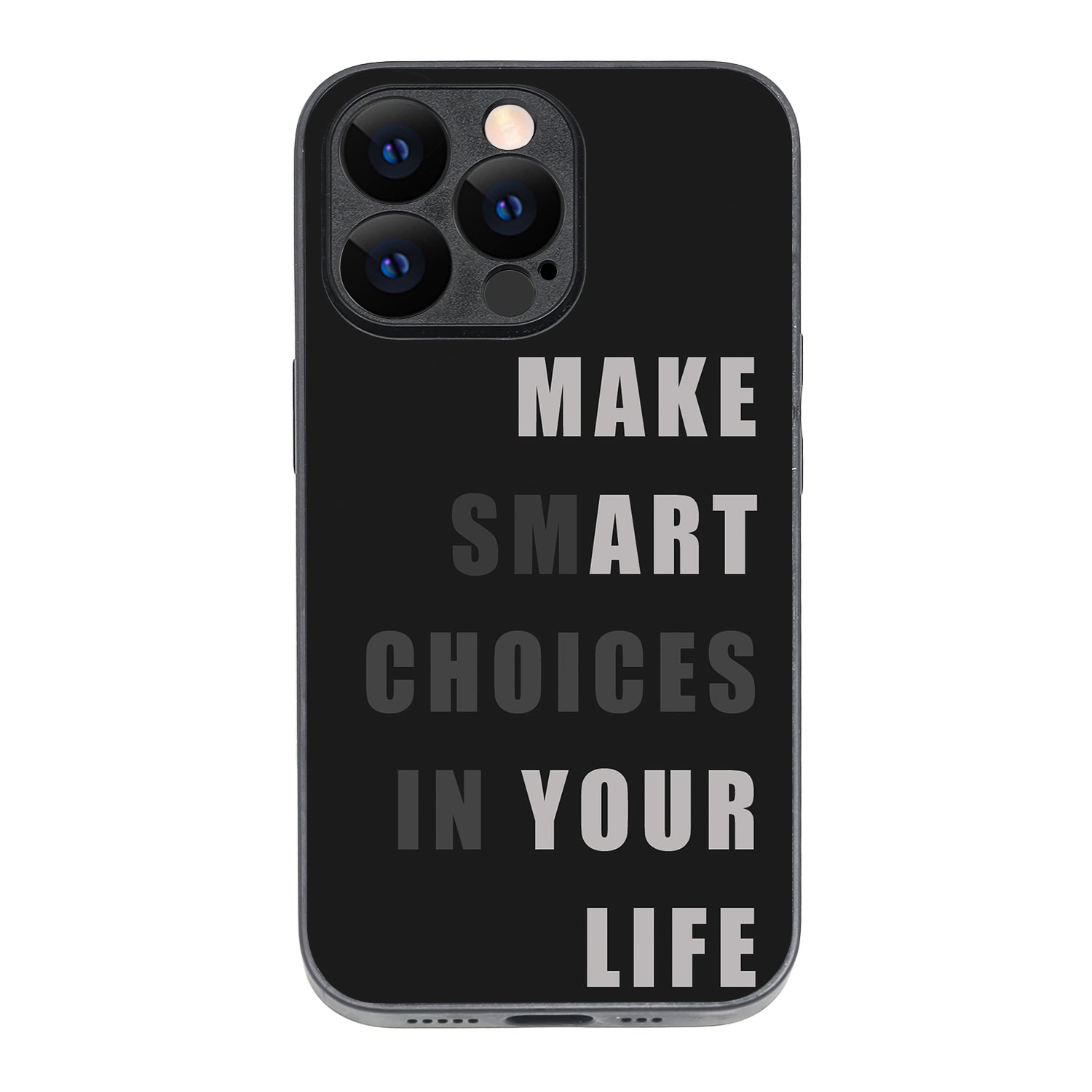 Smart Choices Motivational Quotes iPhone 13 Pro Case