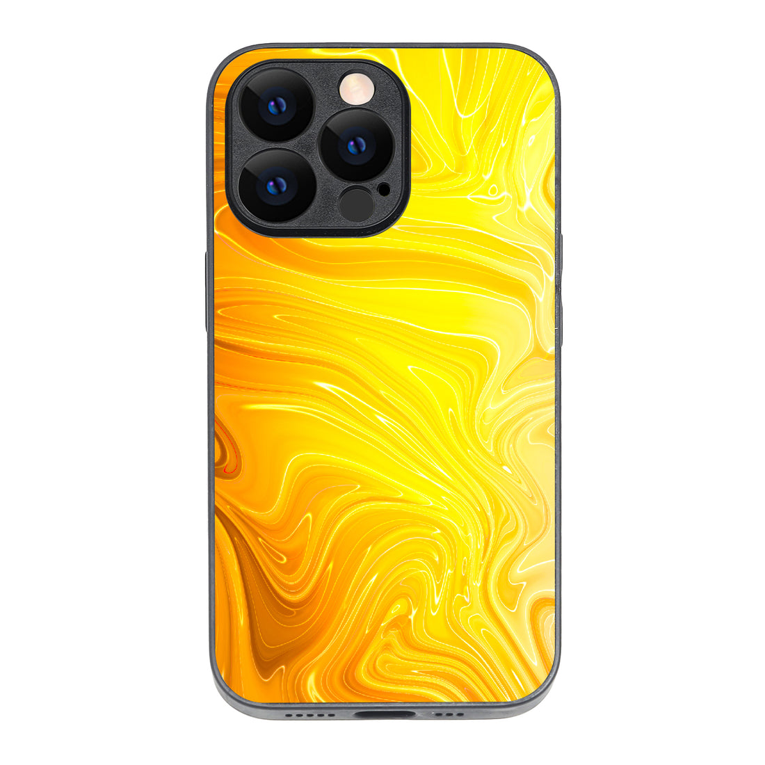 Yellow Marble iPhone 13 Pro Case