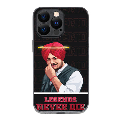 Legend Never Die Black Sidhu Moosewala iPhone 13 Pro Case