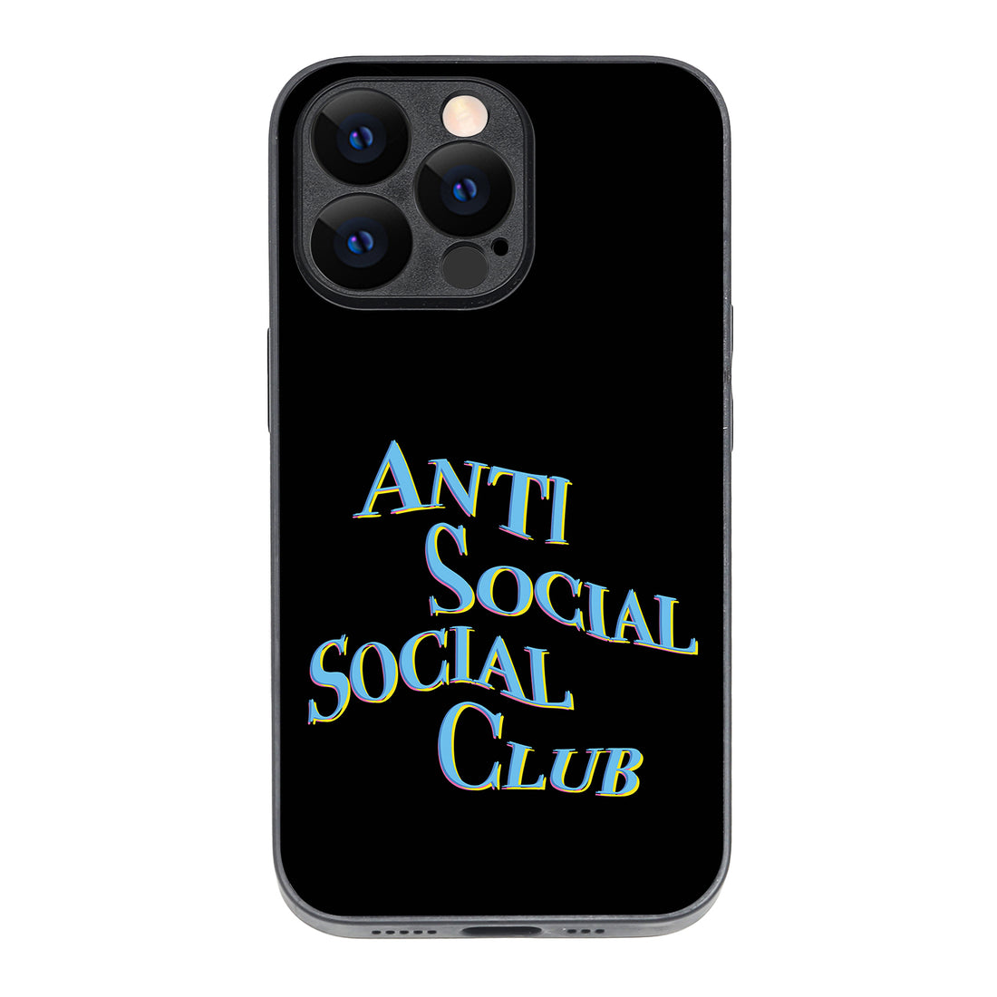 Social Club Black Motivational Quotes iPhone 13 Pro Case