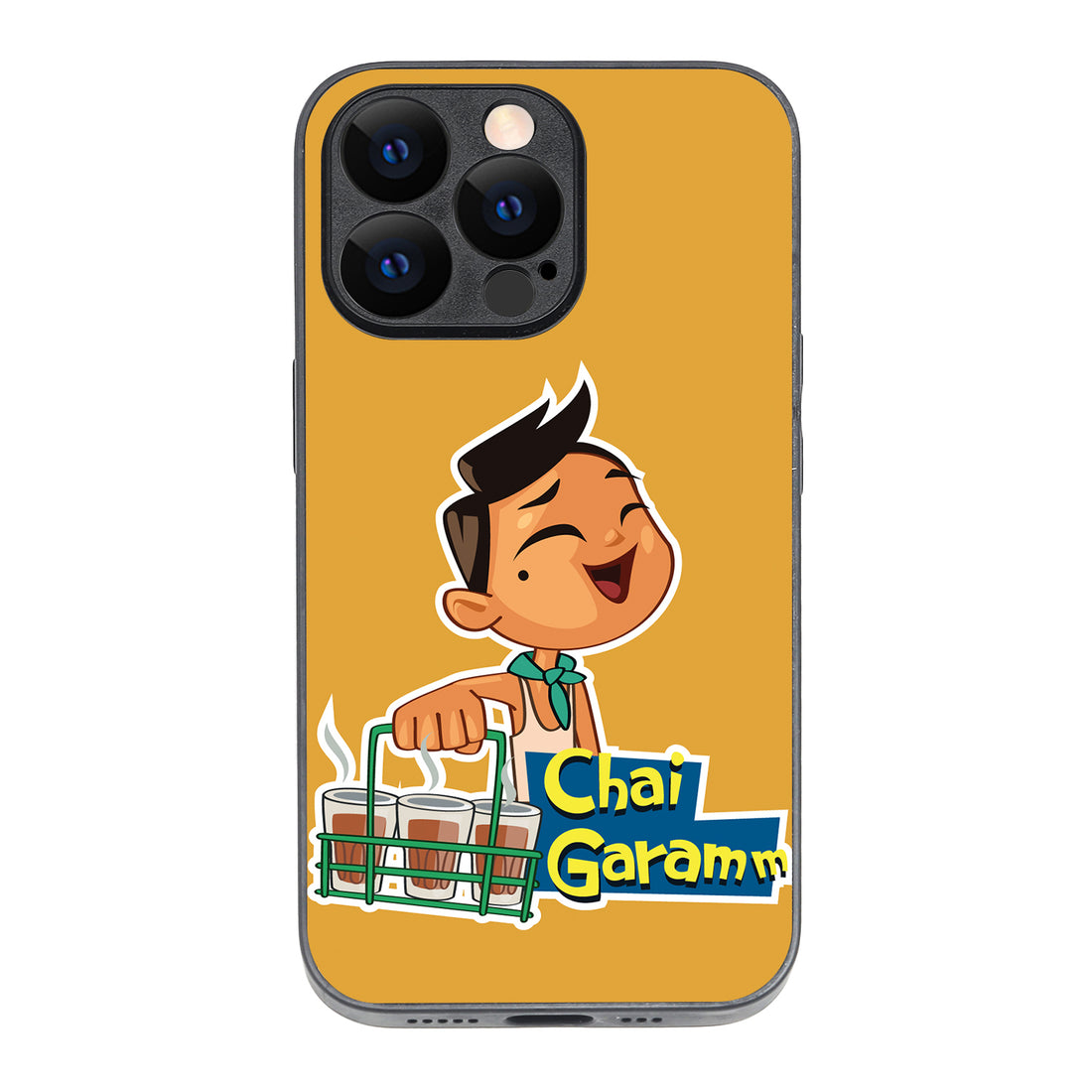 Chai Garam Cartoon iPhone 13 Pro Case