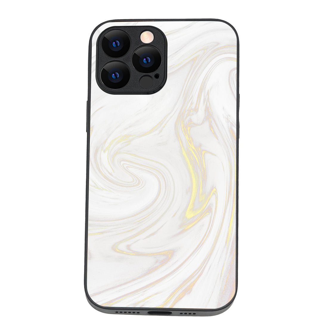 White Golden Marble iPhone 13 Pro Max Case