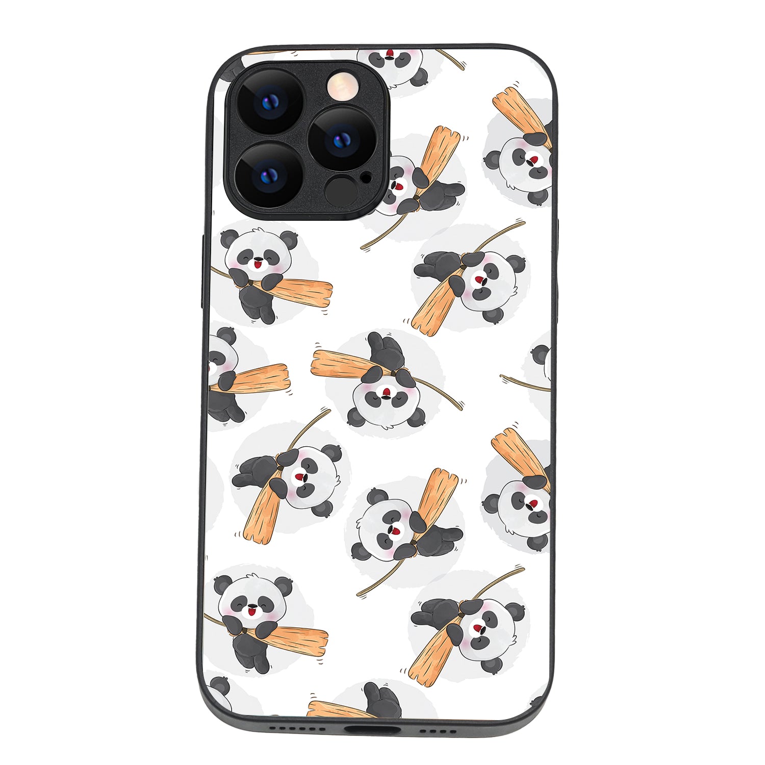 Sleep Panda Cartoon iPhone 13 Pro Max Case