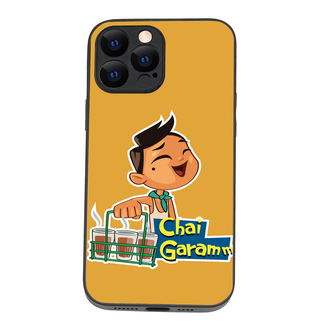 Chai Garam Cartoon iPhone 13 Pro Max Case
