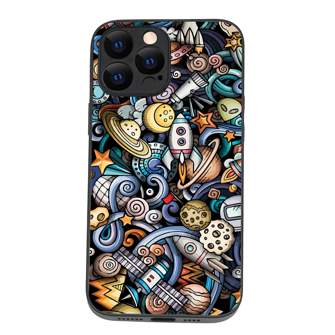 Trendy Doodle iPhone 13 Pro Max Case