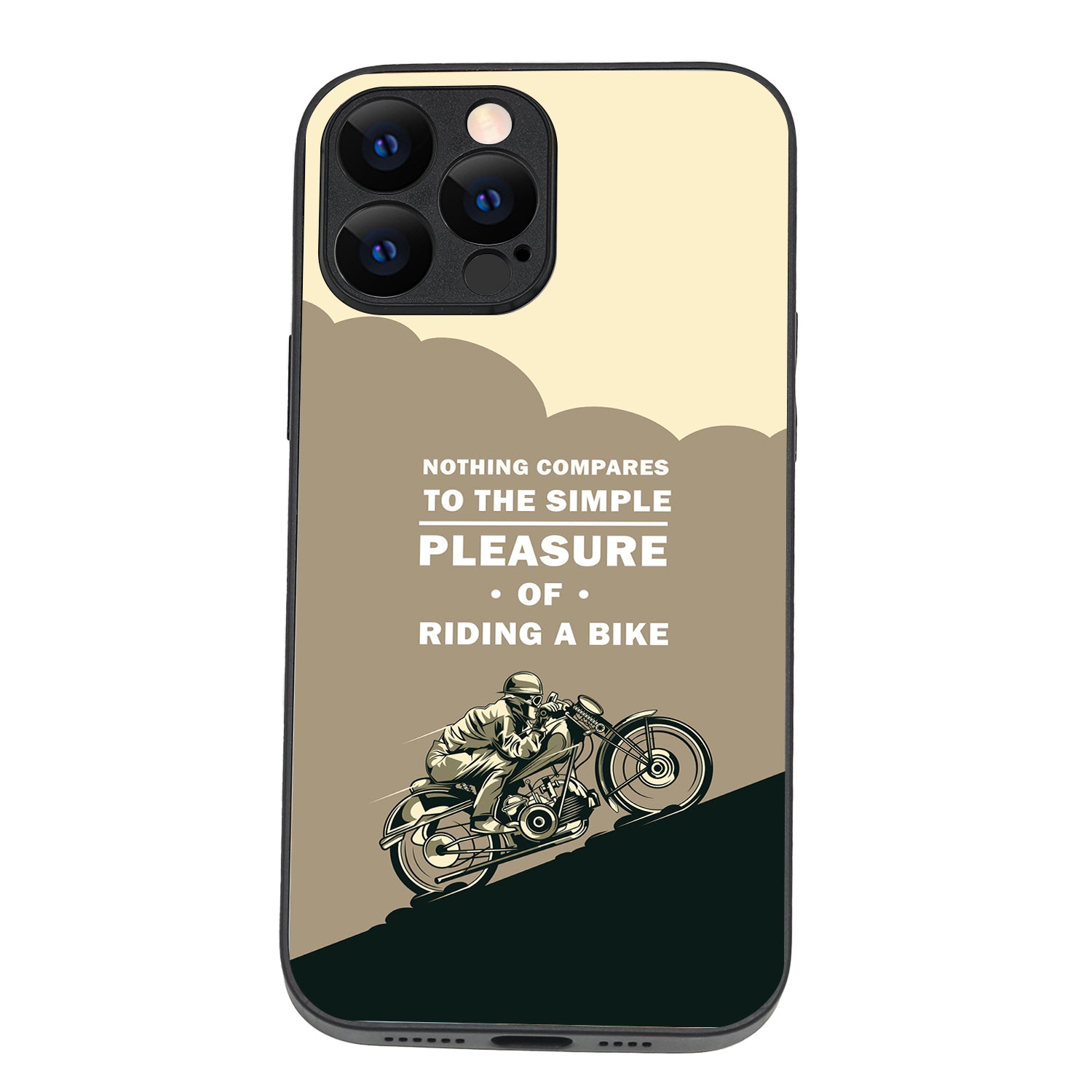 Pleasure of Riding Bike Travel iPhone 13 Pro Max Case