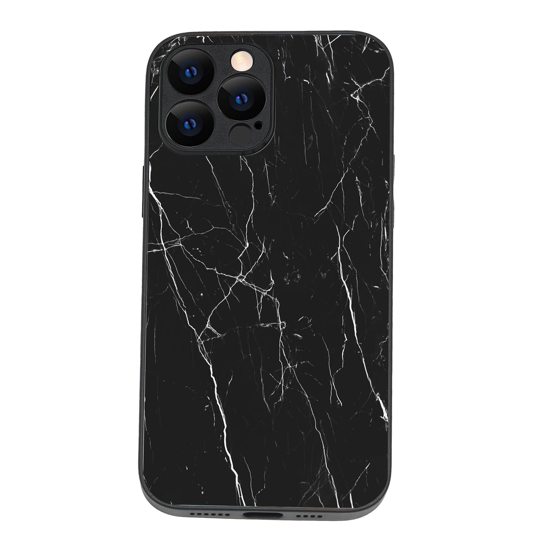 Black Tile Marble iPhone 13 Pro Max Case