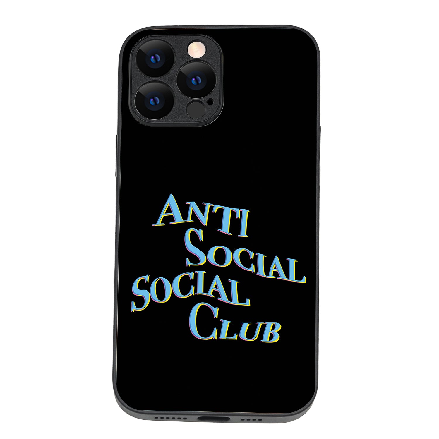 Social Club Black Motivational Quotes iPhone 13 Pro Max Case