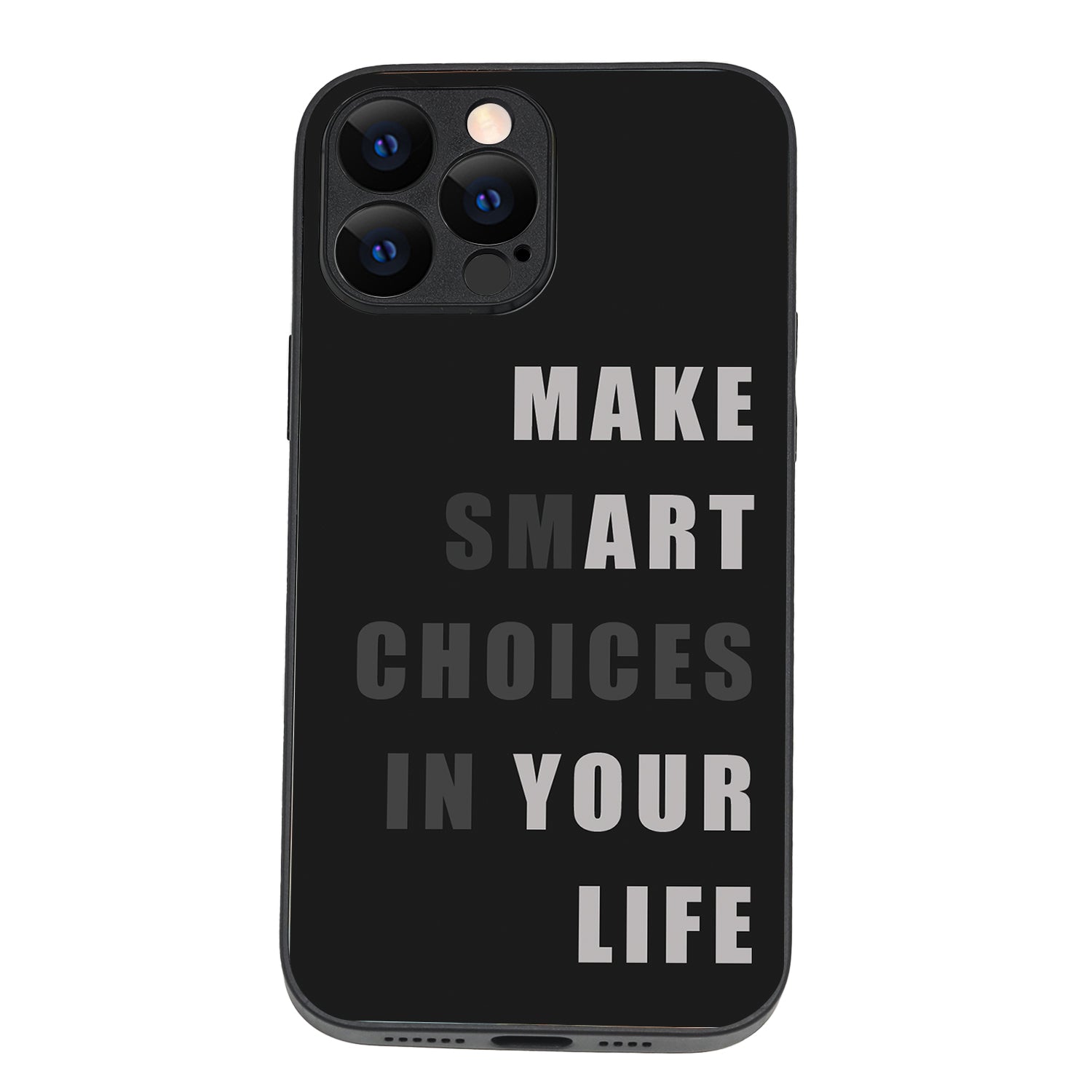 Smart Choices Motivational Quotes iPhone 13 Pro Max Case