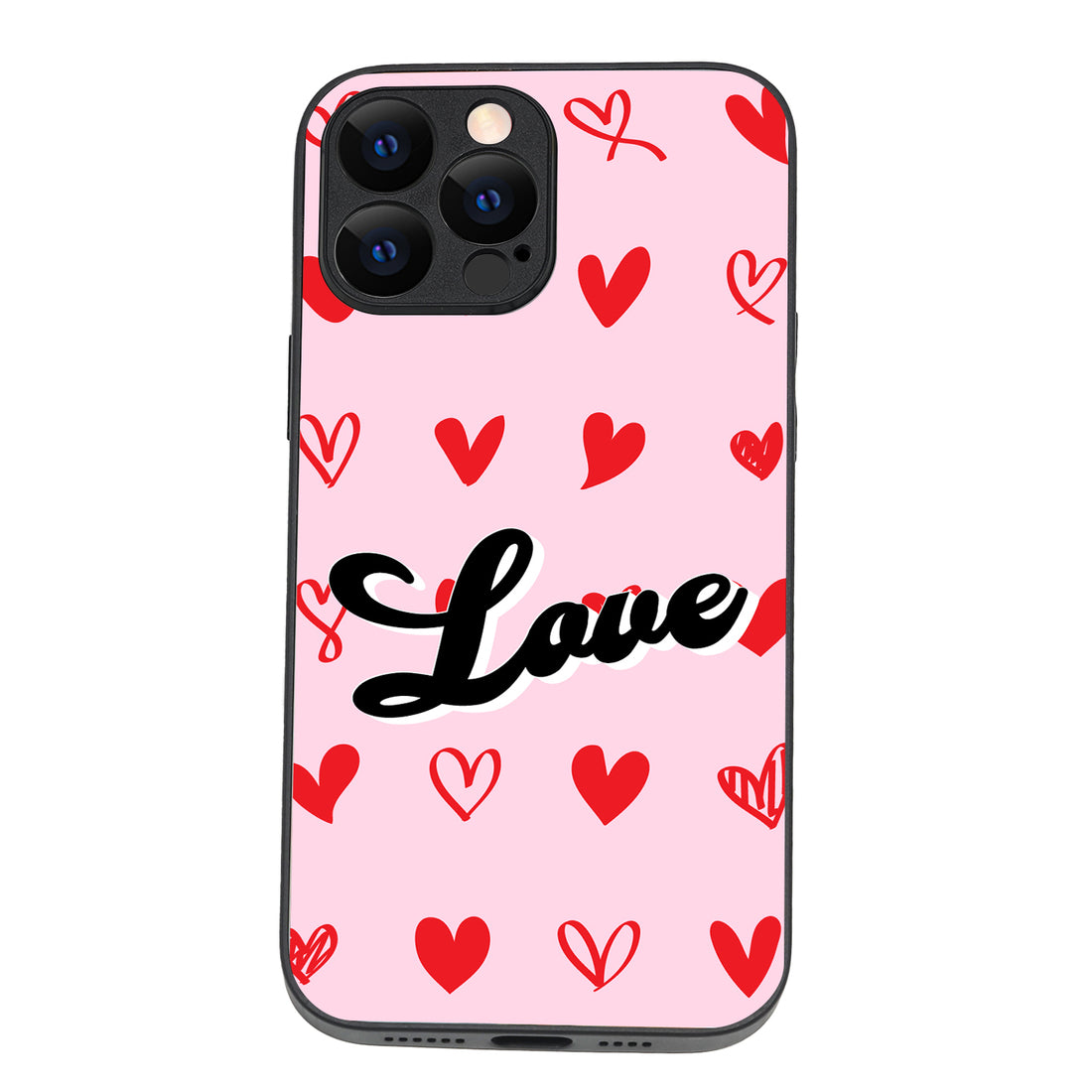 Heart Love Couple iPhone 13 Pro Max Case