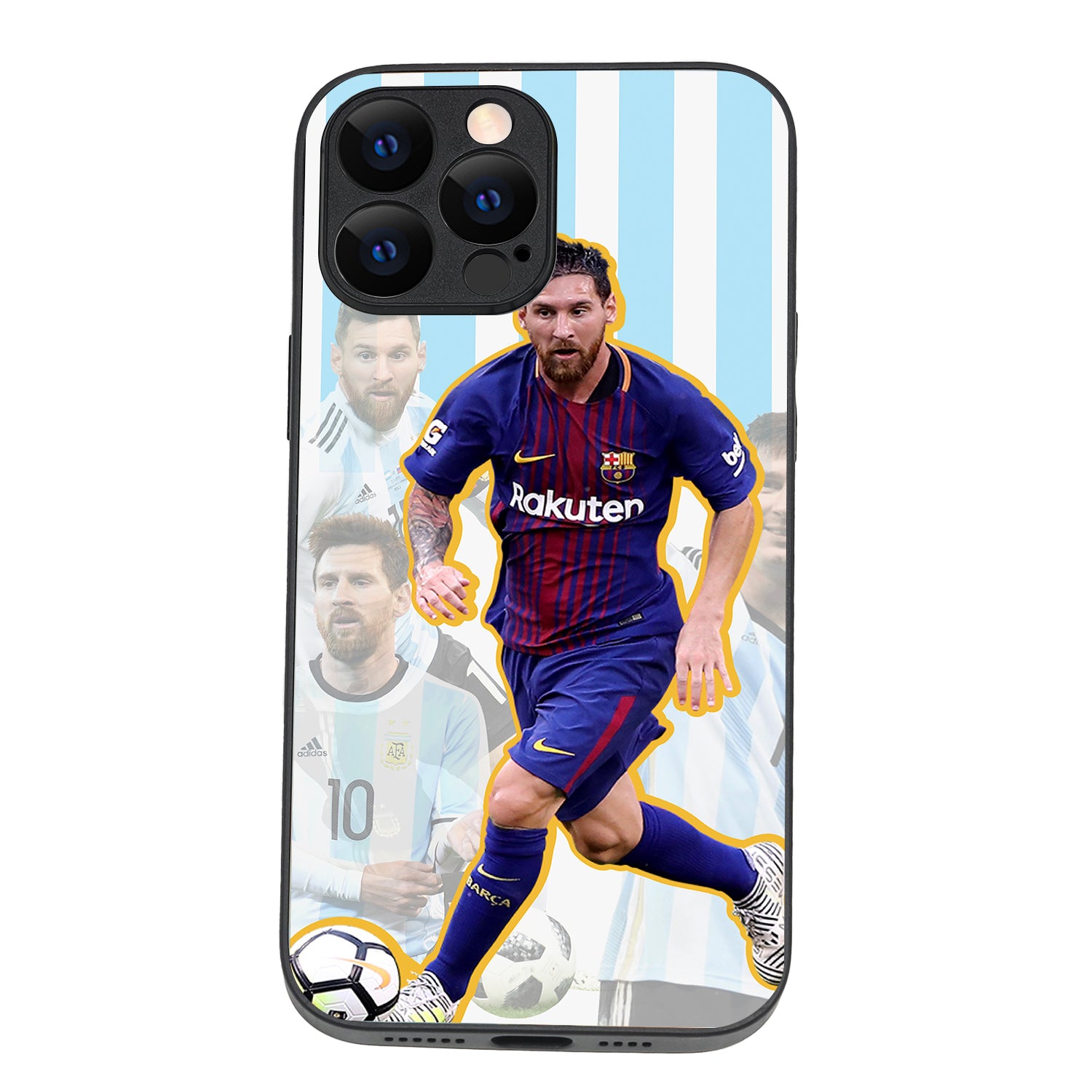 Messi Collage Sports iPhone 13 Pro Max Case