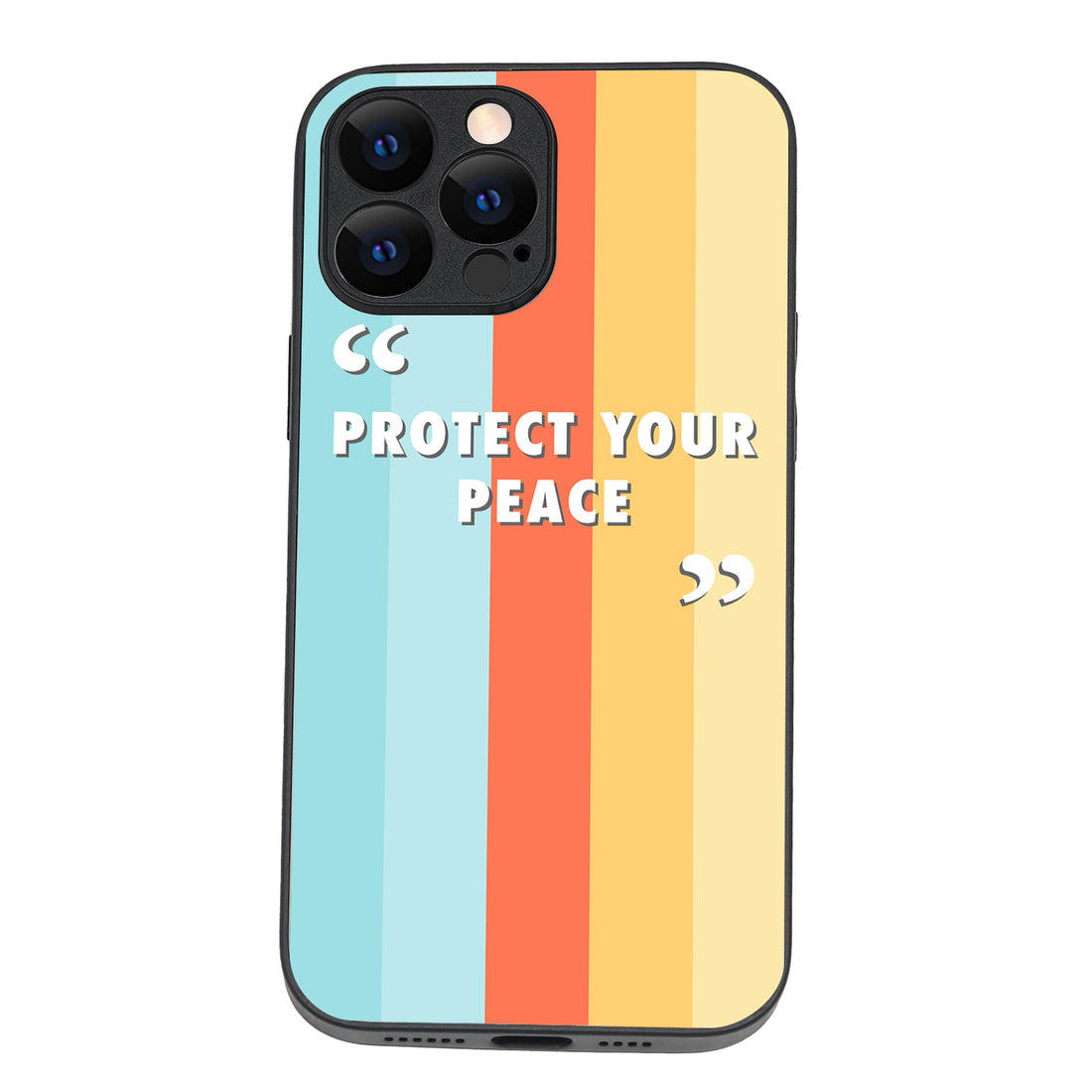 Protect your peace Motivational Quotes iPhone 13 Pro Max Case