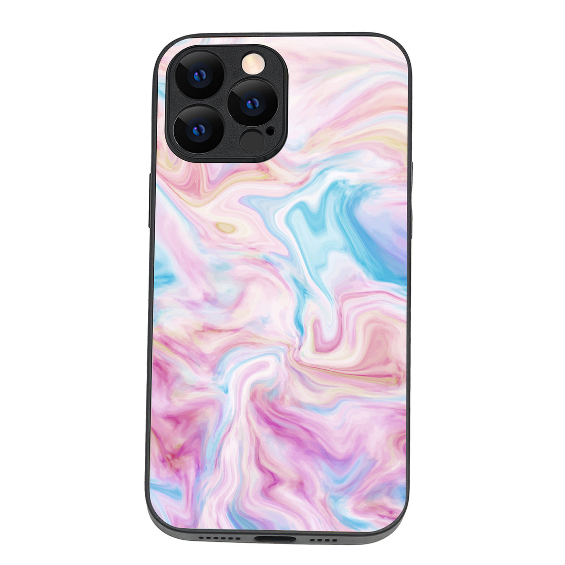 Blue Pink Marble iPhone 13 Pro Max Case