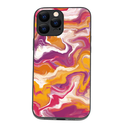 Yellow Purple Marble iPhone 13 Pro Max Case