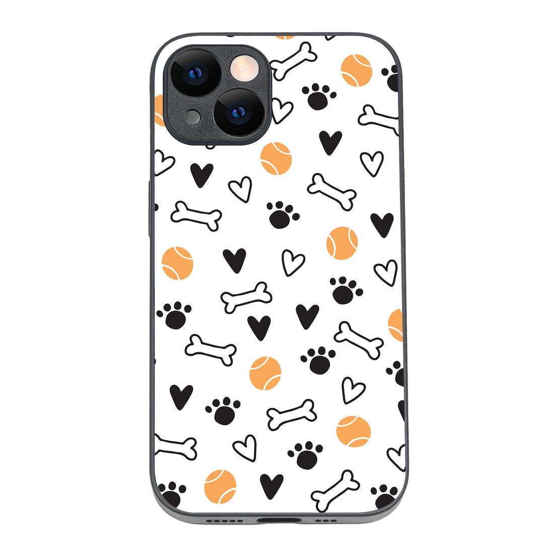 Pet Lover Doodle iPhone 14 Case