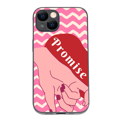 Promise Forever Girl Couple iPhone 14 Case