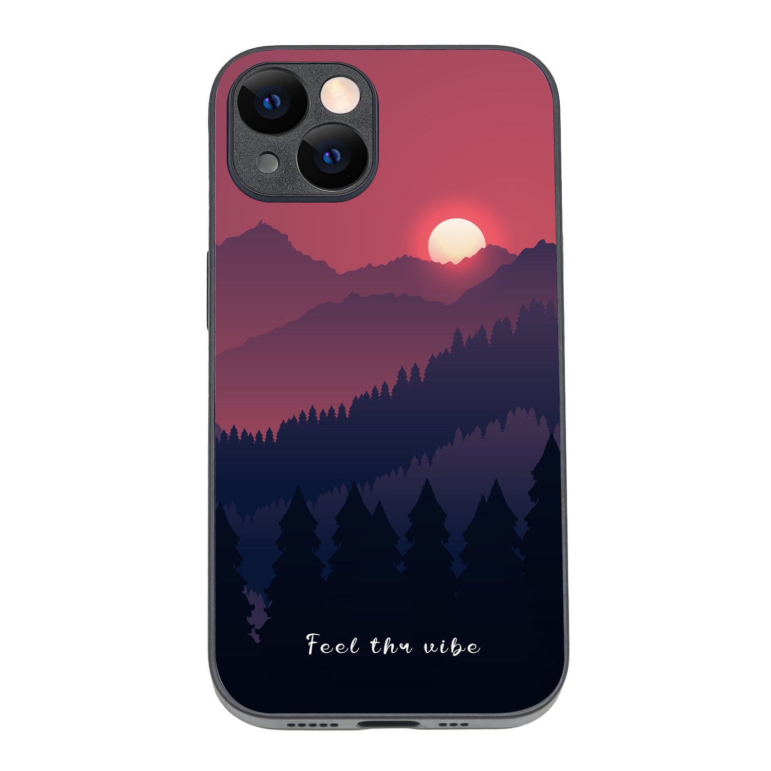 Feel The Vibes Fauna iPhone 14 Case