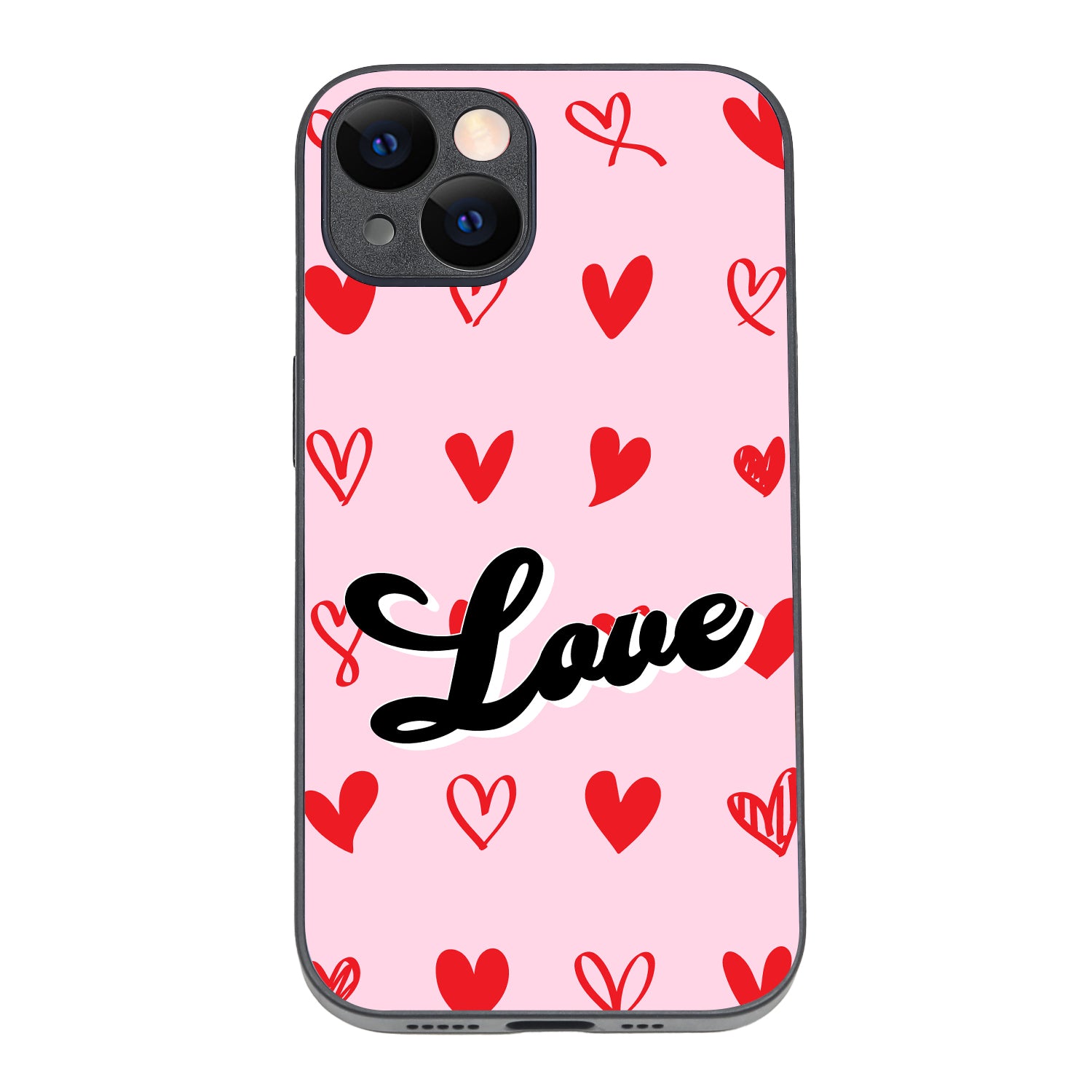 Heart Love Couple iPhone 14 Case