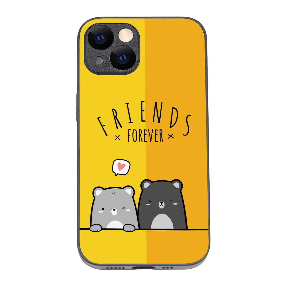 Yellow Bff iPhone 14 Case