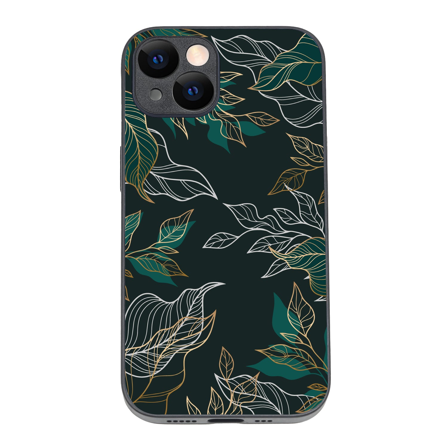 Green Floral iPhone 14 Case