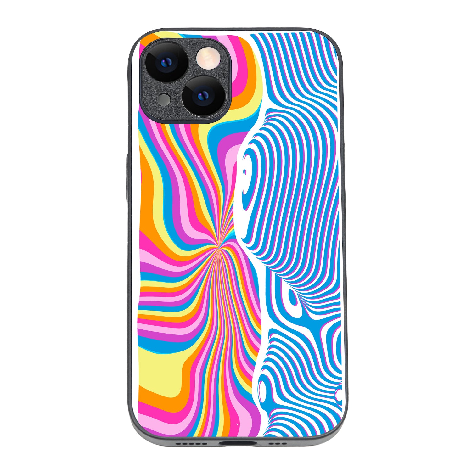Rainbow Optical Illusion iPhone 14 Case