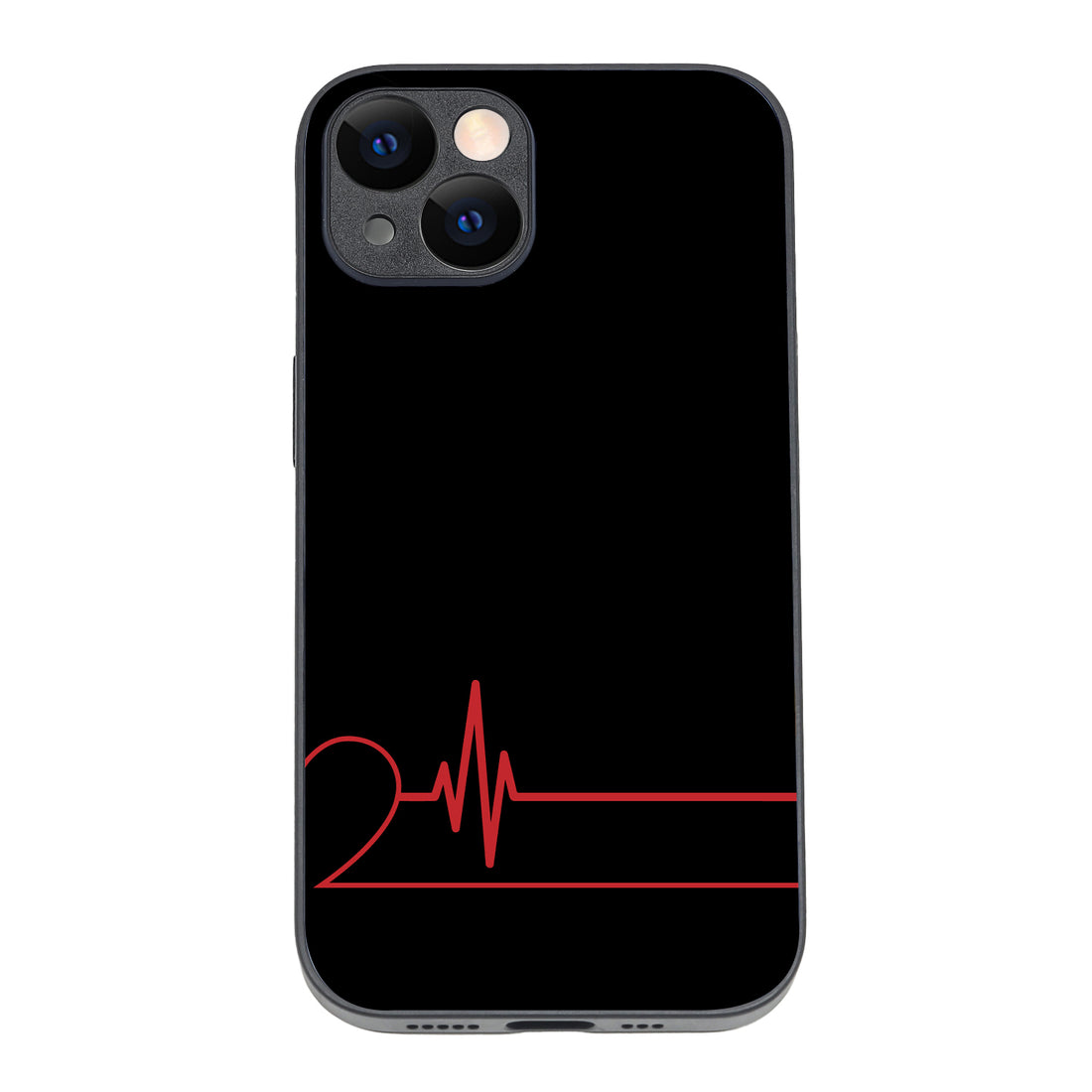 Single Heart Beat Couple iPhone 14 Case