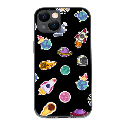 Stickers Space iPhone 14 Case