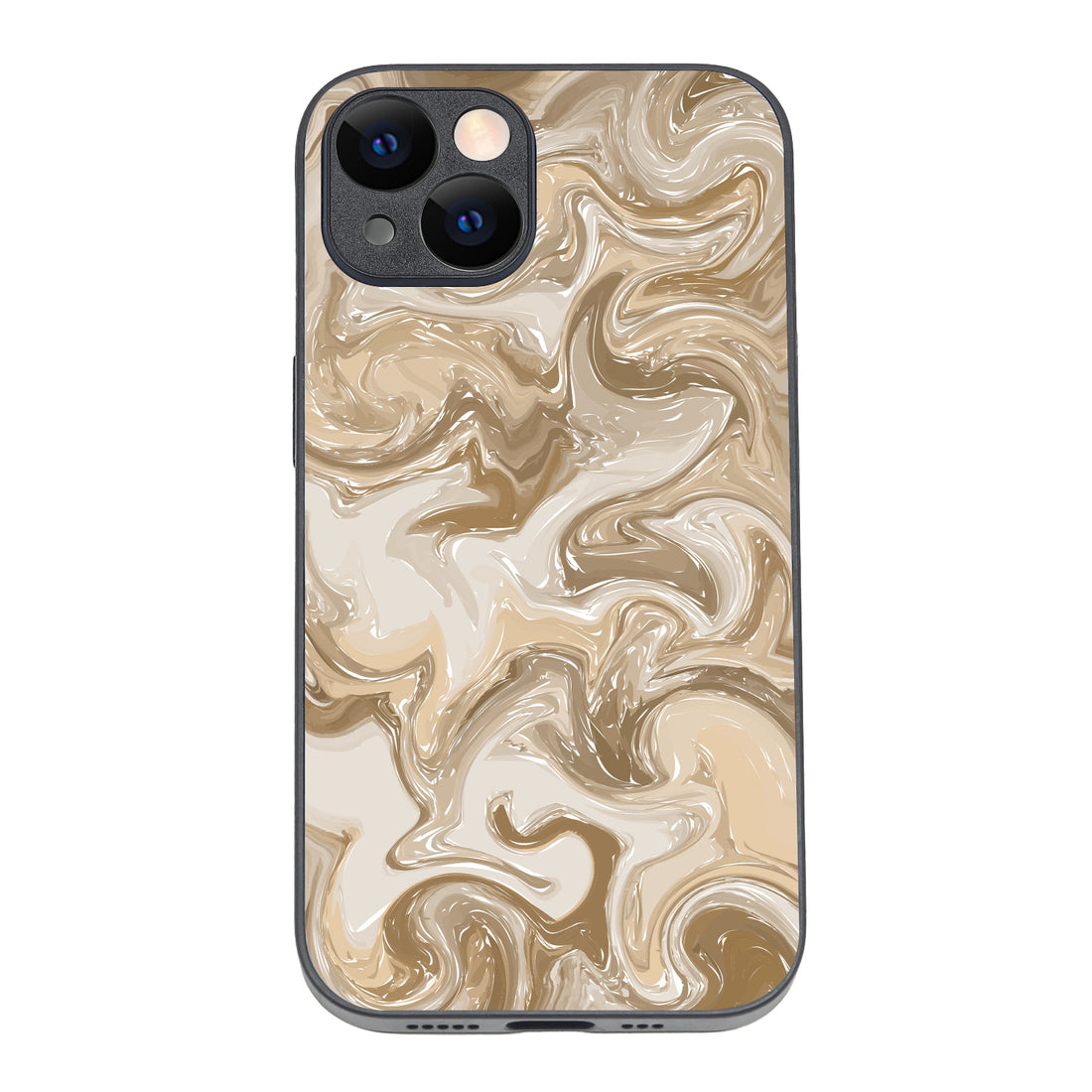 Brown Marble iPhone 14 Case
