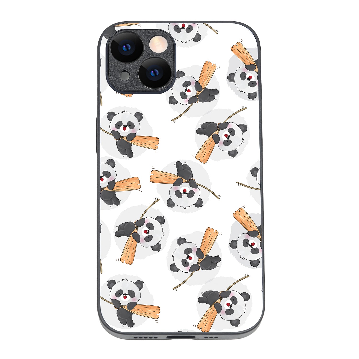 Sleep Panda Cartoon iPhone 14 Case