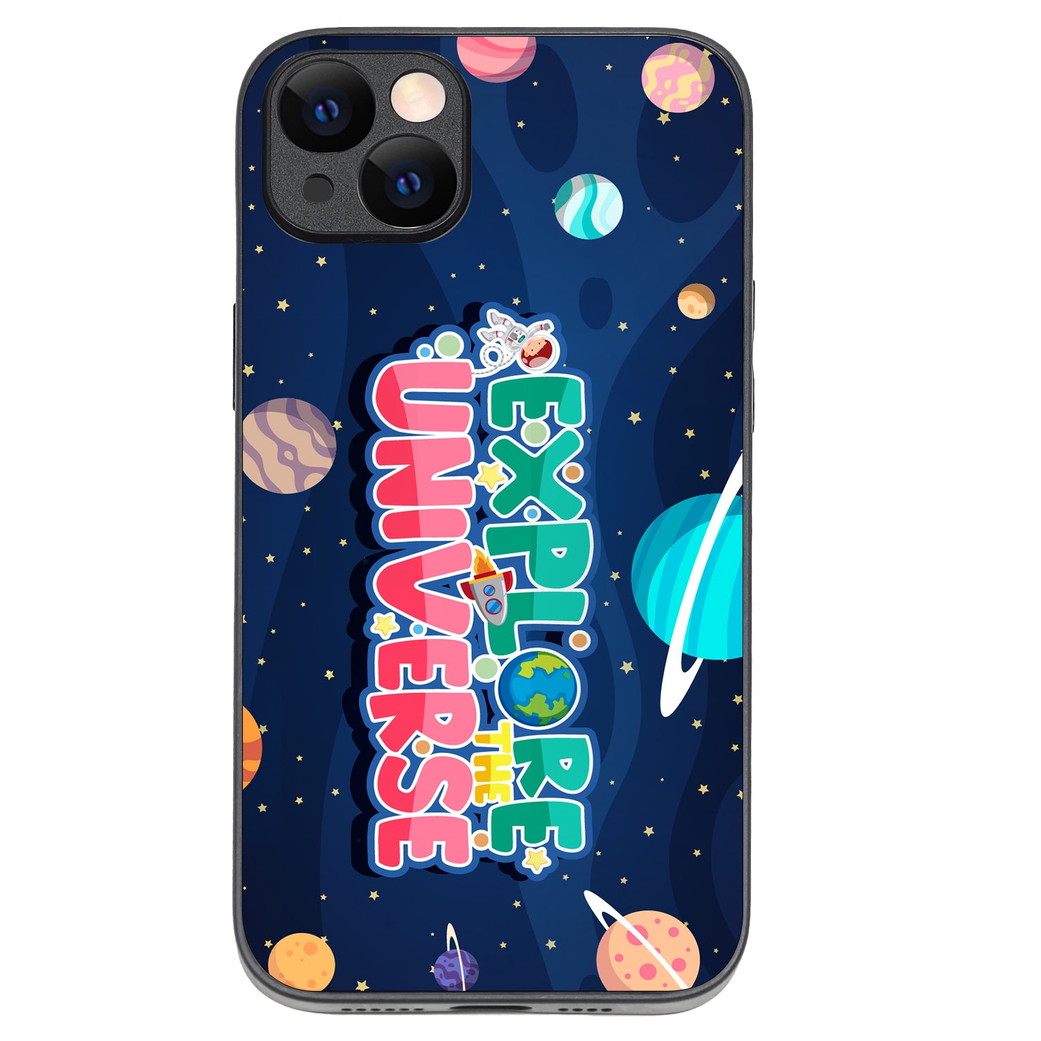 Explore Universe Space iPhone 14 Plus Case