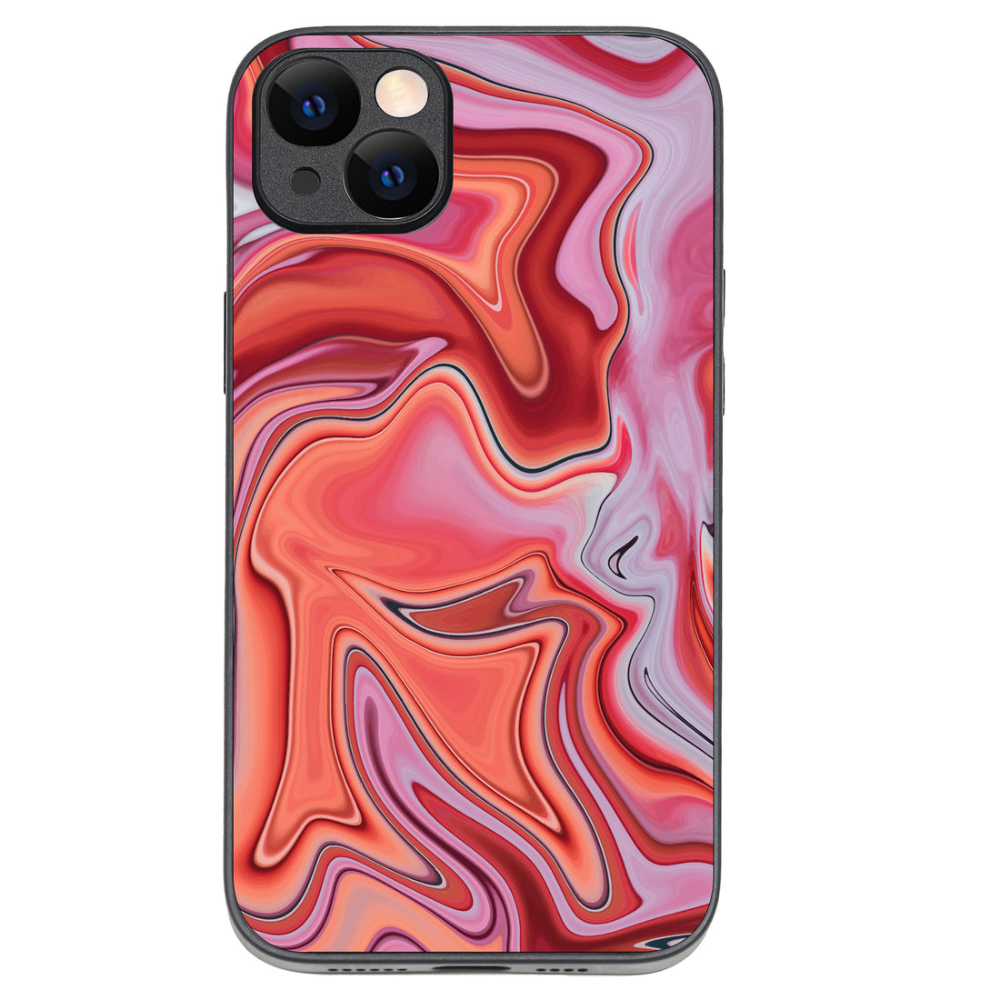 Pink Variant Marble iPhone 14 Plus Case