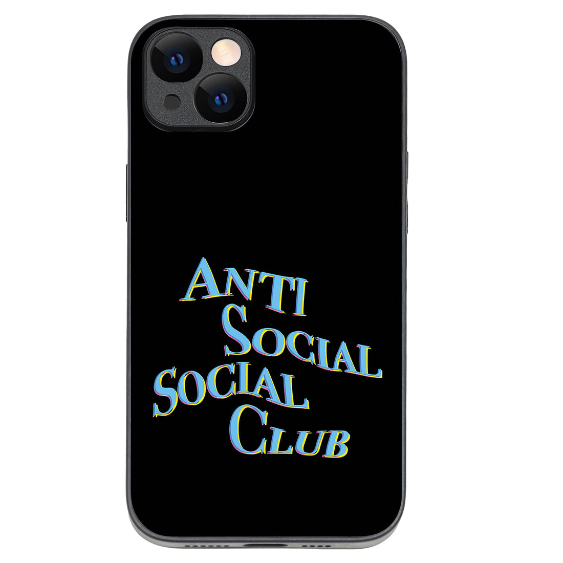 Social Club Black Motivational Quotes iPhone 14 Plus Case