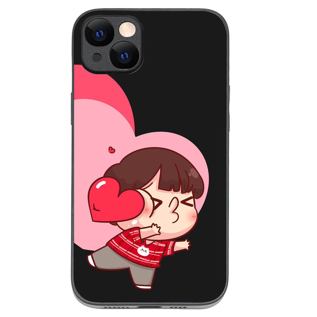 Love Boy Couple iPhone 14 Plus Case