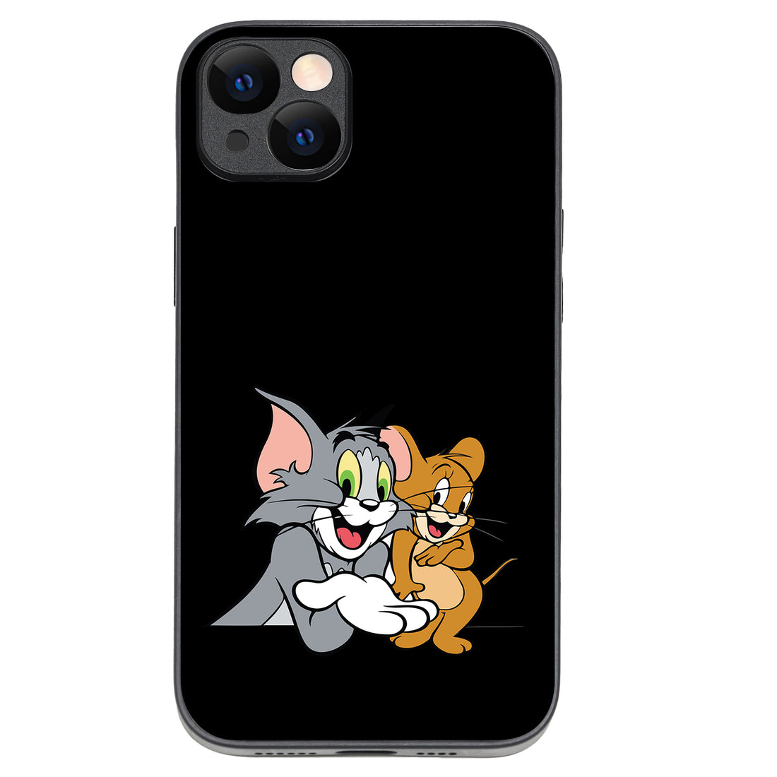Tom &amp; Jerry Black Cartoon iPhone 14 Plus Case