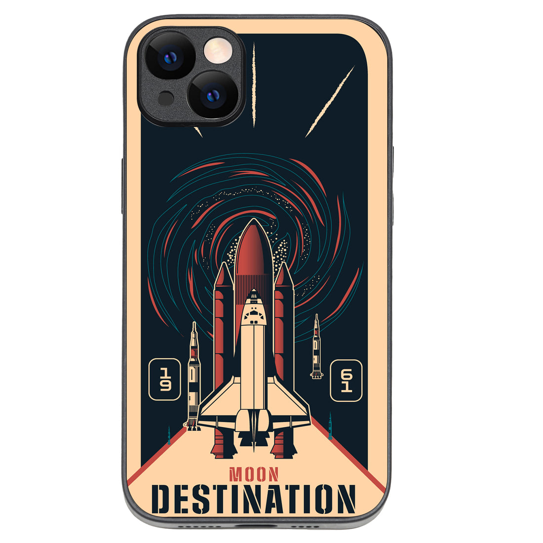 Moon Destination Space iPhone 14 Plus Case