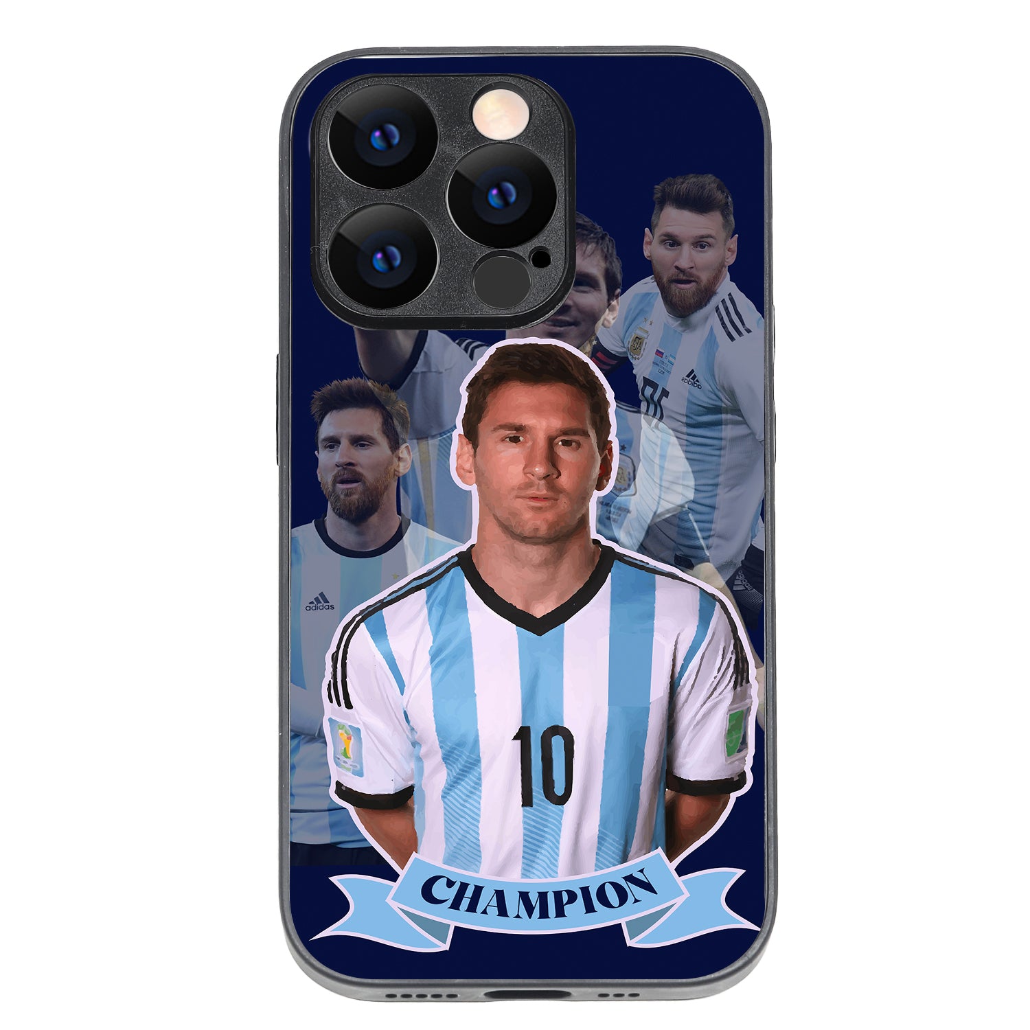 Messi Champion Sports iPhone 14 Pro Case