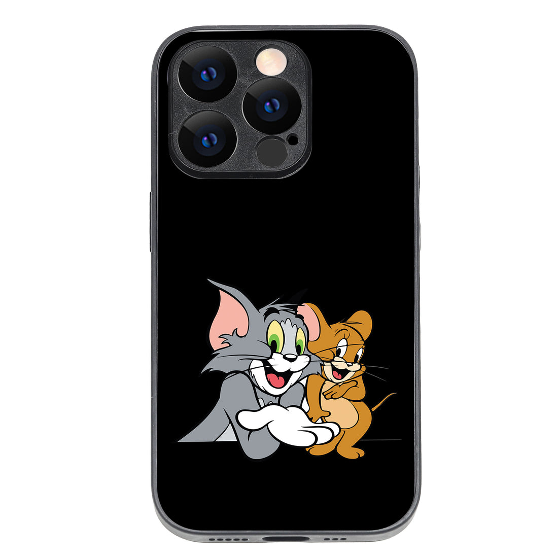 Tom &amp; Jerry Black Cartoon iPhone 14 Pro Case