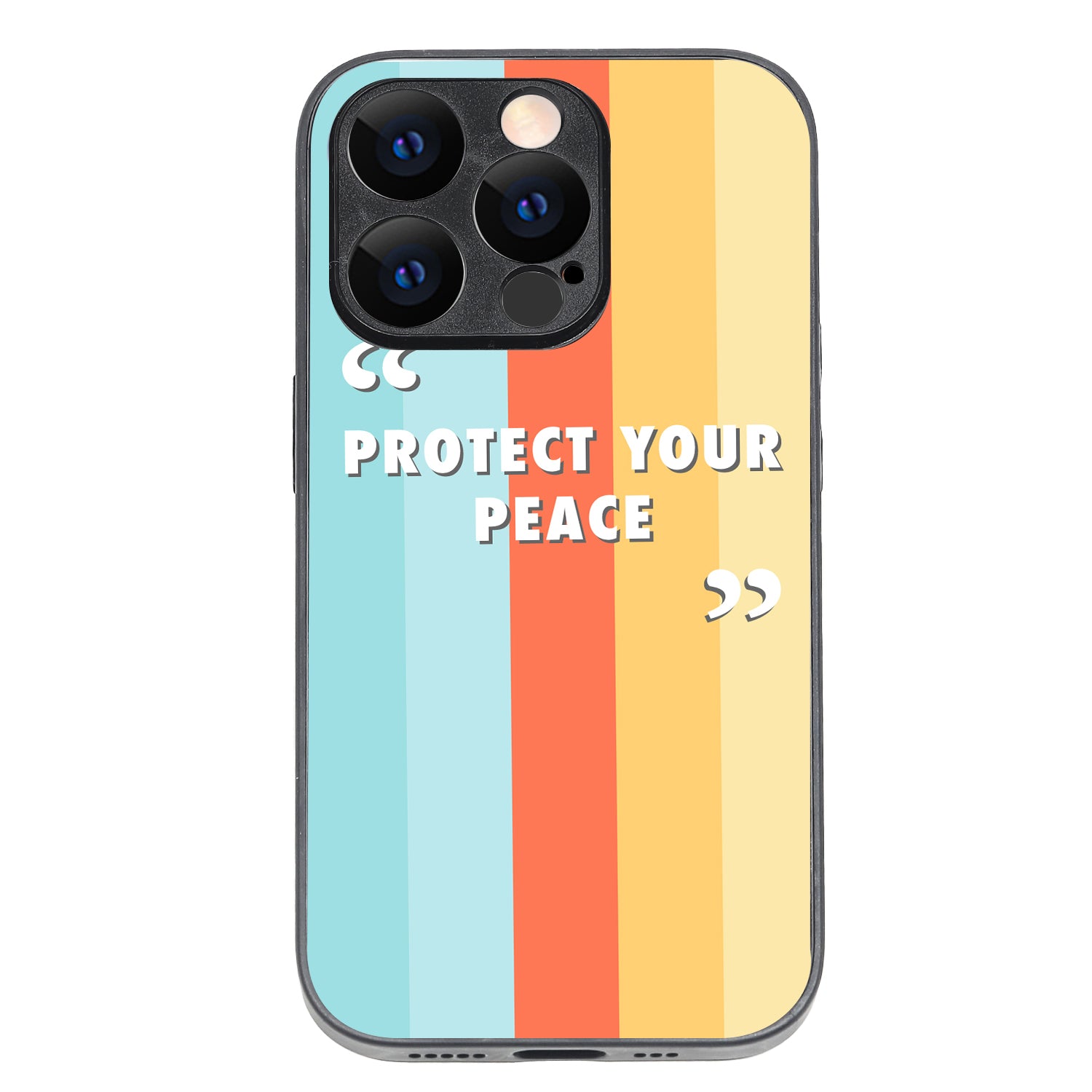 Protect your peace Motivational Quotes iPhone 14 Pro Case