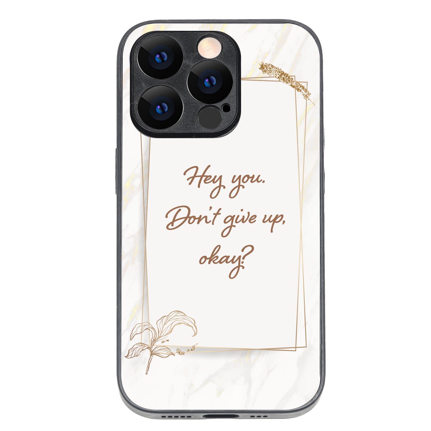 Hey You Motivational Quotes iPhone 14 Pro Case