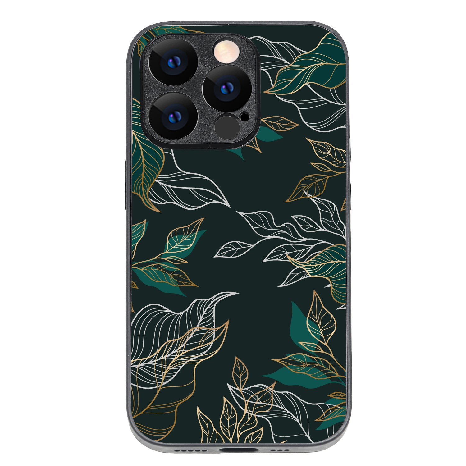 Green Floral iPhone 14 Pro Case