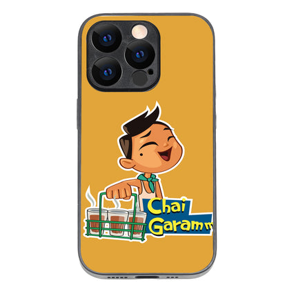 Chai Garam Cartoon iPhone 14 Pro Case